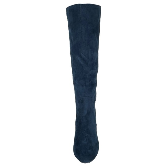 Bella Vita Troy II Navy Microsuede Knee High Womens Boots Size 12WW - Picture 7 of 11